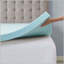 Surmatelas hypoallergénique en mousse viscoélastique gélifiée 3 po avec housse de refroidissement amovible-286774410