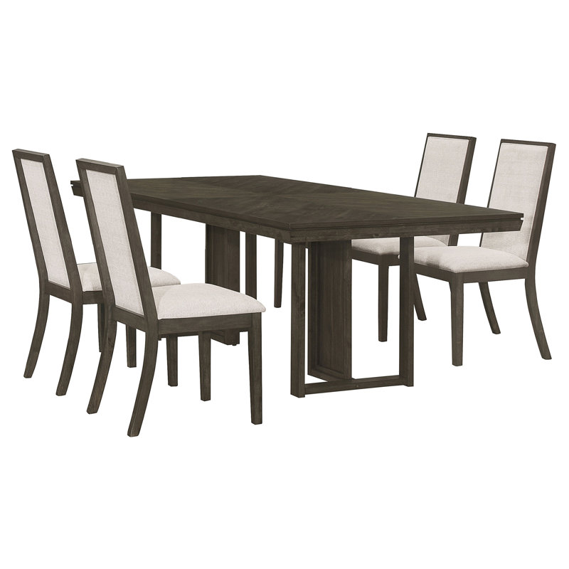 Ensemble de table de salle à manger 5 pièces Glenmoor, 5 pièces: table, 4 chaises