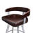 26" Swivel Counter Stool with Solid Walnut Wood Back and Upholstered Seat-412608100-412296050-412297195