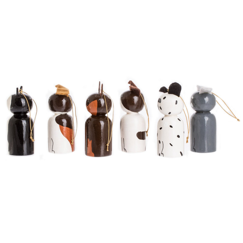 Ensemble de 6 figurines suspendues Loyal Friends