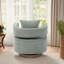 Fauteuil demi-tonneau moderne pivotant avec dossier ouvert-652721205