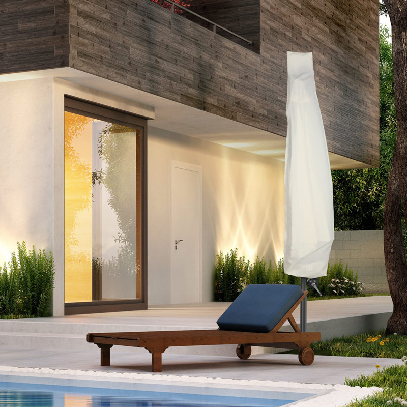 Outdoor Patio Umbrella Cover, Beige, 350cm H x 45cm W x 45cm D