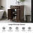 23.6" Bathroom Vanity with Integrated Sink Top, Bathroom Storage Cabinet with Flip Drawer & Doors-1737111898