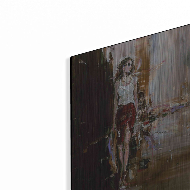 " Down Town " by Oscar Alvarez Pardo, 24" H x 16" W