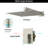 Shower Faucet With 10-Inch Rainfall Head And -Balanced Valve In Brushed Nickel, Wall Mount, Easy To Install & Fine Square Faucet, Nickel - Valve, Luminous