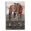  «Waiting For Saddle 1» par Coco Good, art mural en verre acrylique, 12 po x 16 po