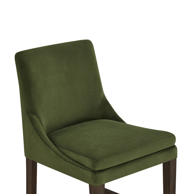 Tabouret de bar et de comptoir Niara, Forest Leather, Tabouret de comptoir (siège d'une hauteur de 26 p