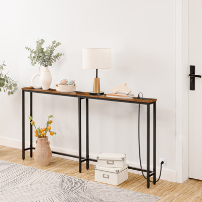 Castiglione Console Table Sofa Table with Power Outlet