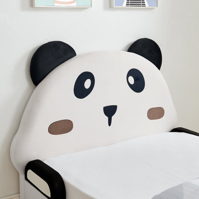 Twin Size Cute Panda-Shaped Toddler Bed