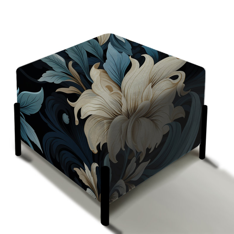 Mahomed - Floral Square Ottoman