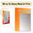 Orange Spectral Slice - Abstract Shapes Decorative Mirror, Orange Wall Mirror, Printed Metal Art-7797463