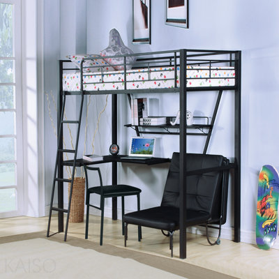Lit mezzanine simple avec bureau Senon