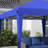 Heavy Duty Steel Frame Pop Up Canopy For Events And Outdoor Shelter, Blue, Perfect For Weddings And Bbqs