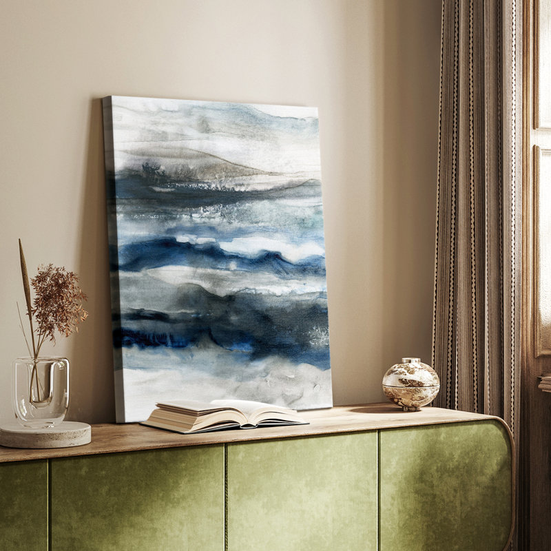 Profondeurs de l'océan - galerie Cavas sur mesure, H 18 po x l 12 po