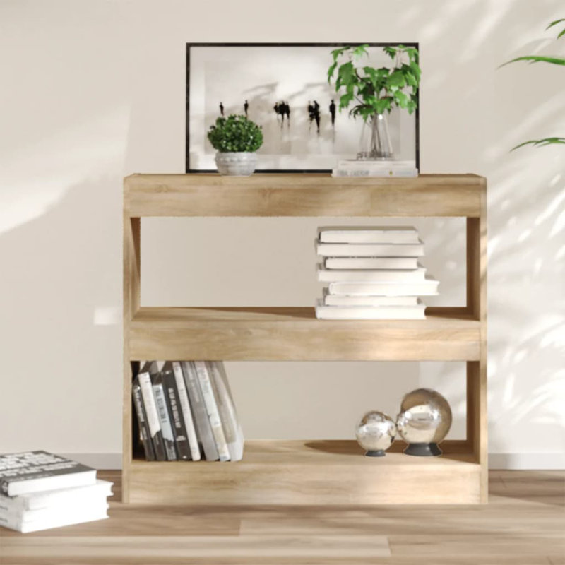 Book Cabinet Room Divider Display Book Rack Room Separator Bookshelf, Brown