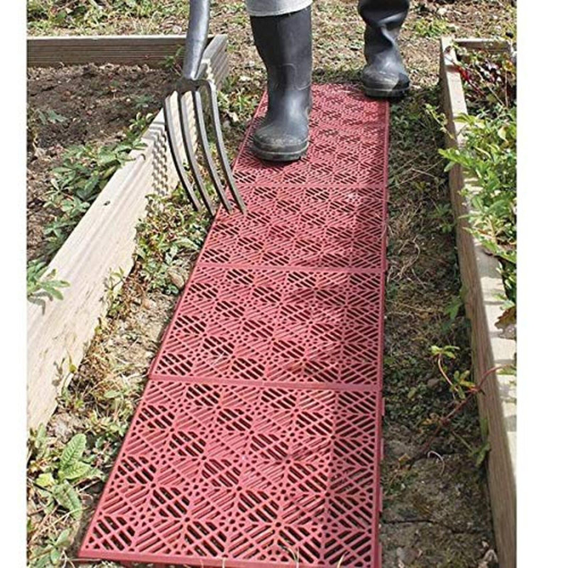 Bystrom 30x30 cm Plastic Tile, Terracotta