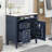 Modern Bathroom Storage Cabinet with 2 Drawers and a Tip-out Drawer,Top Sink