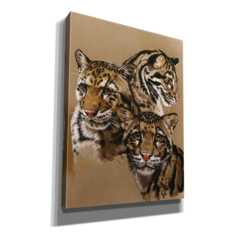 «Damars Triumvarate On Canvas» par Barbara Keith, reproduction, H 16 po x l 12 po x P 0,75 po