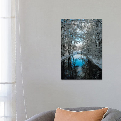 Winterday 1 Piece Wrapped Canvas Wall Art