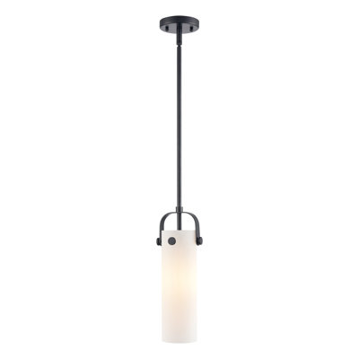 Luminaire suspendu à tige 1 lumière Shongopovi 12 po
