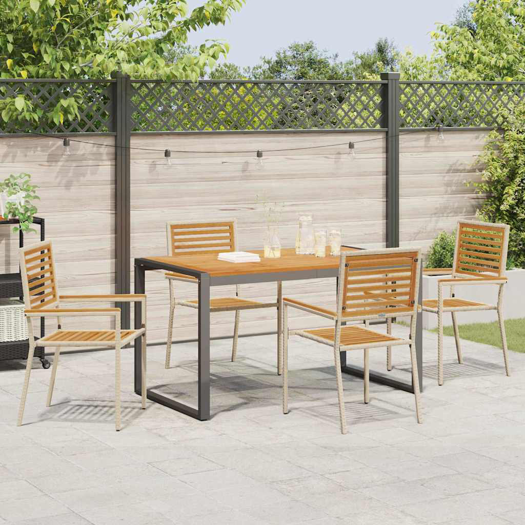 4 - Person Patio Dining Set with Rectangular Table