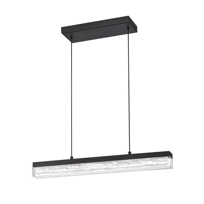 Luminaire suspendu 1 lumière DEL Zeineb, H 85,25 po x l 24 po x P 4,75 po