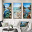 «Beach Photo Tranquil Tidepools», 3 pièces-70531798-70531797