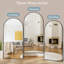 Miroir surdimensionné arqué en métal surdimensionné-570231710-538980989