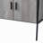 Grey Oak And Black 4-Door Tv Stand