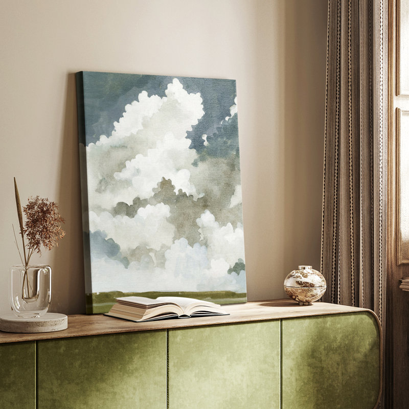 Vaste ciel neutre I - galerie Cavas sur mesure, H 60 po x l 40 po