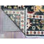 Tapis oriental rectangulaire noir en laine noué à la main 6 pi 7 po x 9 pi 5 po - MOA10273272