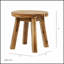 Table d'appoint ronde P 16 x 16 po, bois massif