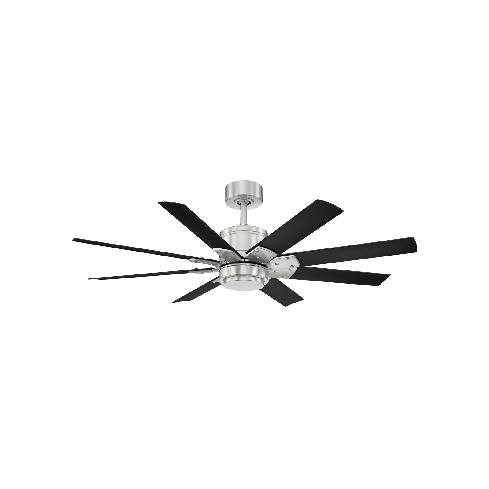 Renegade 8 - Blade Outdoor / Indoor Smart Ceiling Fan with Remote Control and LED Light Kit Included, Works With Alexa and iOS or Android App