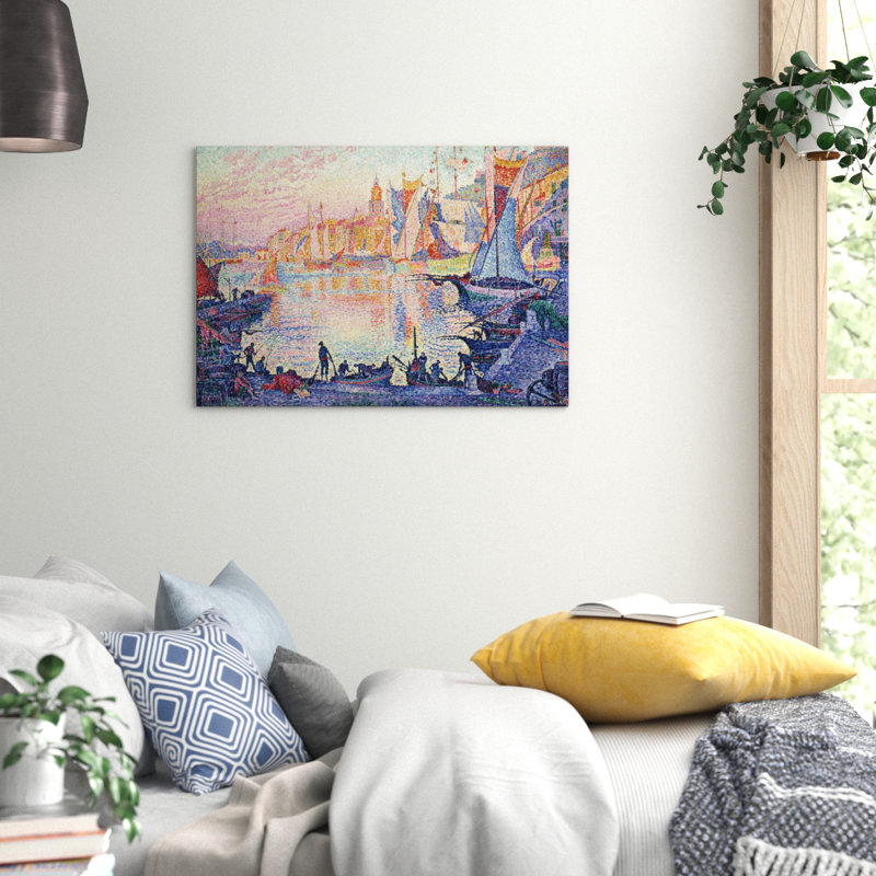 Paul Signac - Wrapped Canvas Painting, 35cm H x 50cm W