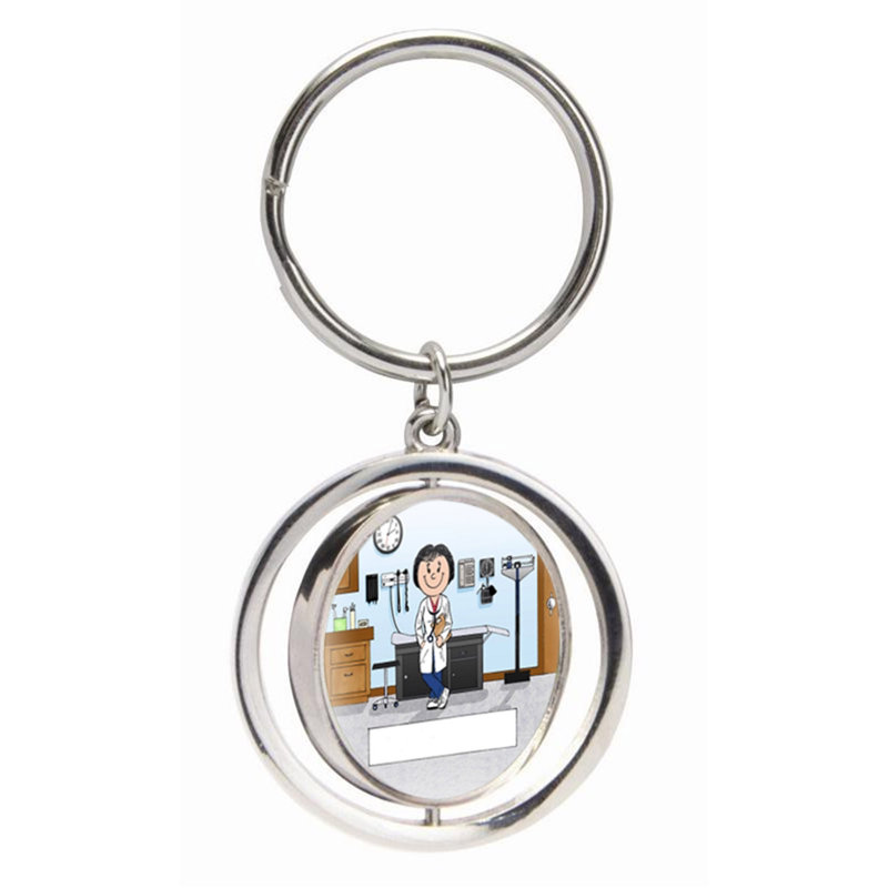 Personalized Doctor - Porte-clés féminin, Oui
