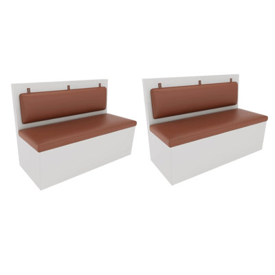 Banc rembourré en similicuir