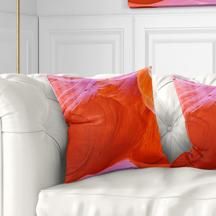 Coussin Antelope Canyon, 18 po x 18 po, Coussin décoratif
