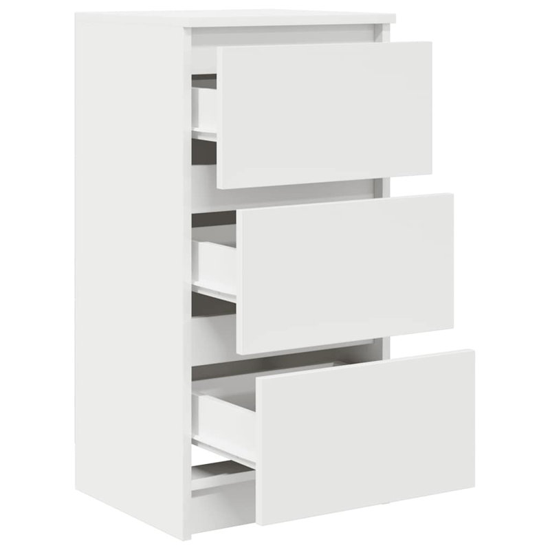 Sideboard 37.5X35x76 Cm Engineered Wood, White