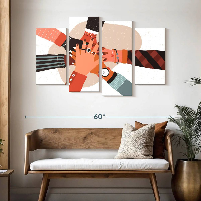 Hiromasa Racial Unity, 32" H x 52" W
