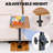 C Table End Table Adjustable Height,C Shaped End For Couch,Snack Tables,360°Swivel TV Tray Sofa Table-276887283