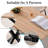55.1" Rectangle Dining Table for 2 4, Small Mid Century Modern Kitchen Table with Metal Cross Legs for Apartment, Dining Room-56705213