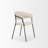 18.87'' H Upholstered Metal Dining Chair-1236126907
