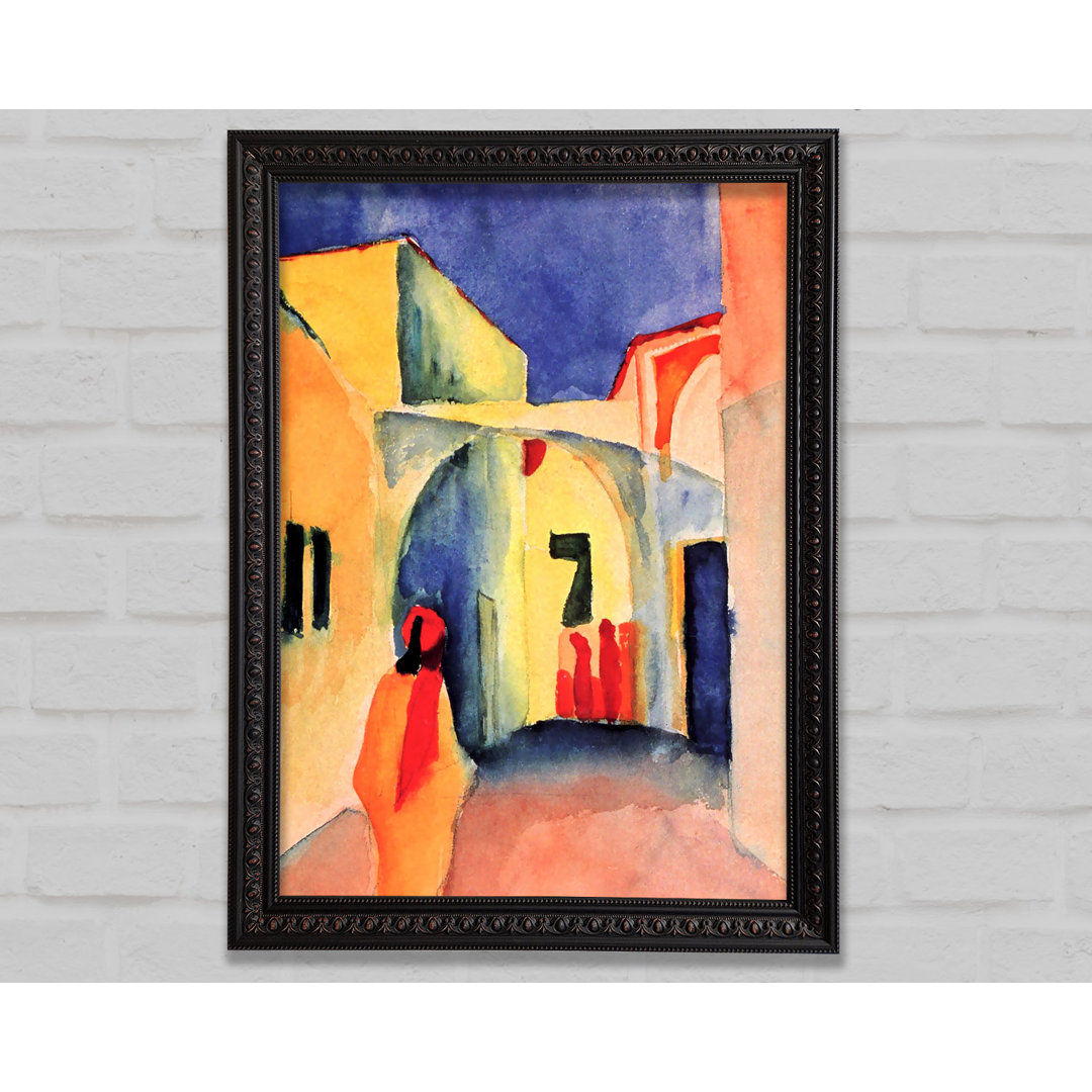 August Macke Look In A Lane - Druck