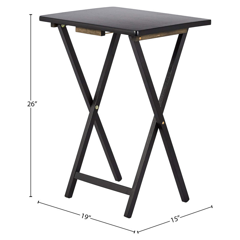 Table-repas pliable Classic Classic, Noir