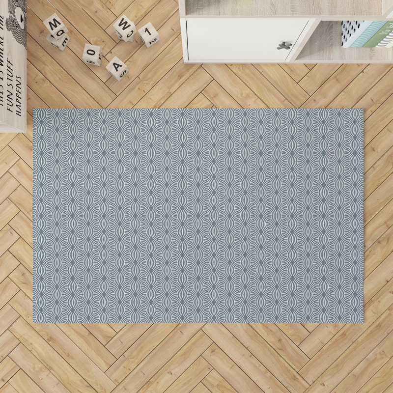Child Lock Kids Play Mat, Blue, Rectangle 3' x 5'