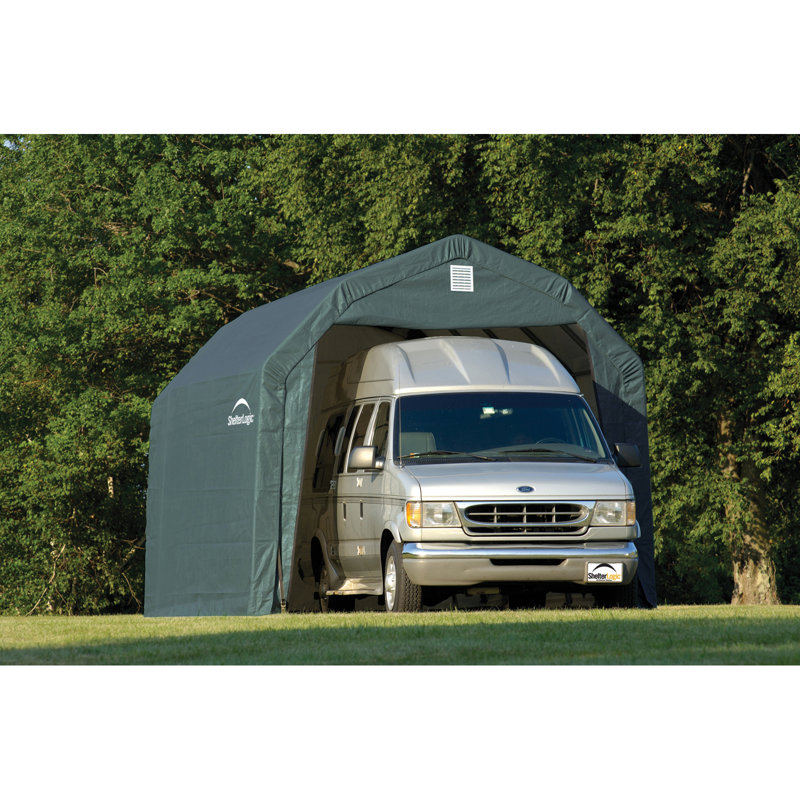 12' W x 20' D Garage, 108" H, Green