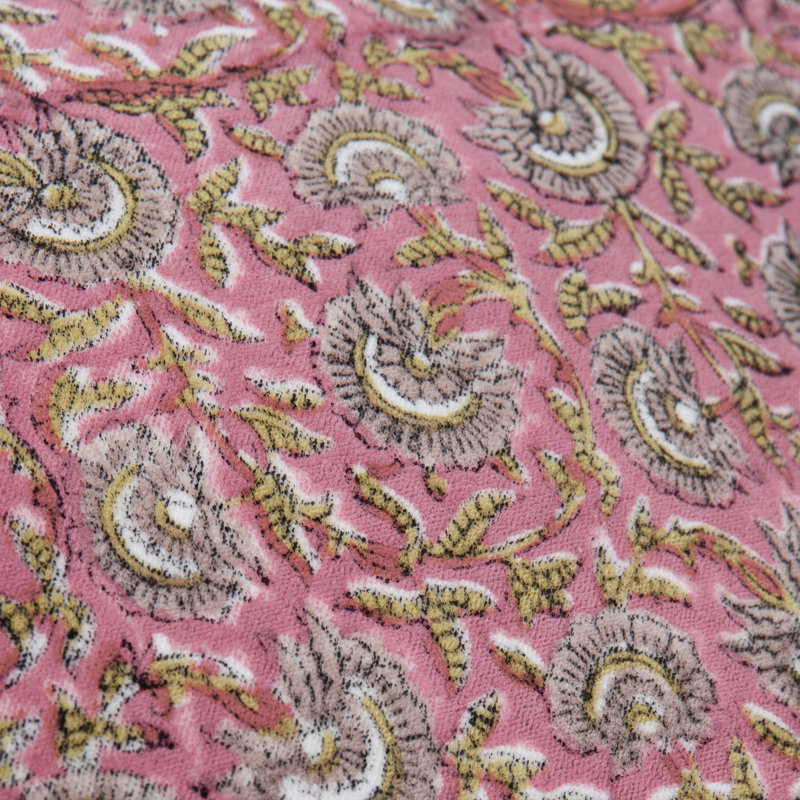 Chedworth Floral Square Cushion, Pink