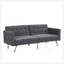 Canapé-lit Canapé-lit pliant convertible gris foncé-118043663