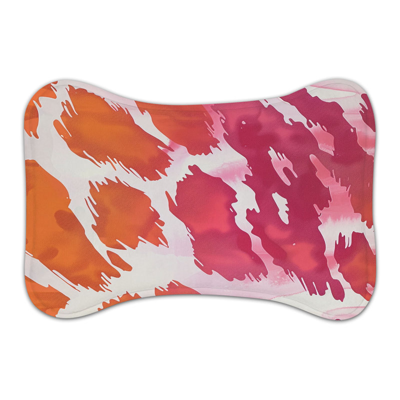 Tapis à motif d'os sauvage 1 pièce, Petit (14 po)