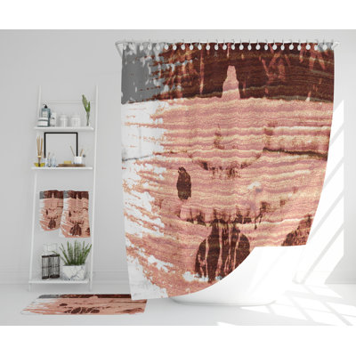 Nasyr Polyester Shower Curtain Set